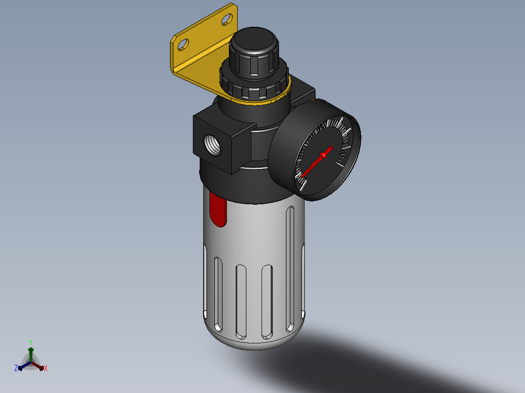 BFR系列调压过滤器[BFR2000]主视图