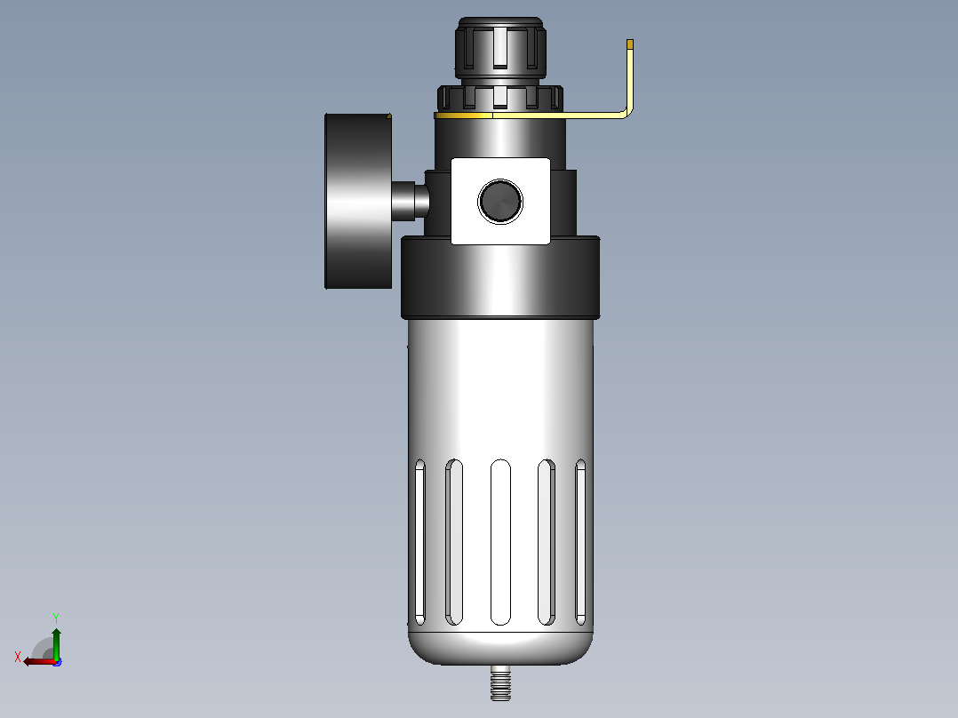BFR系列调压过滤器[BFR2000]后视图