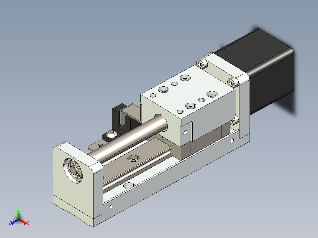 FSL30 直线模组[FSL30-E50-04-BC-B28]主视图