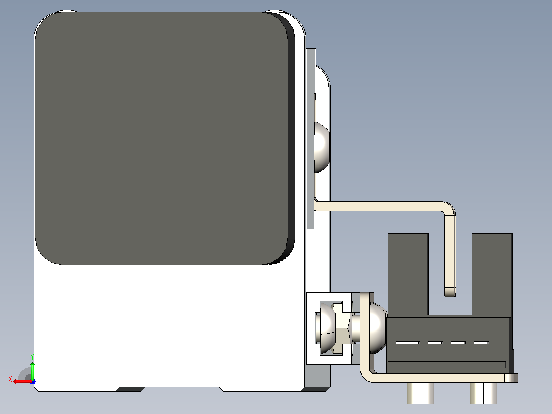 FSL30 直线模组[FSL30-E50-04-BC-B28]后视图