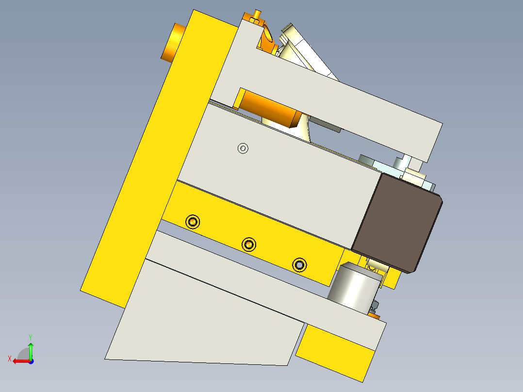 液压夹具XT格式后视图
