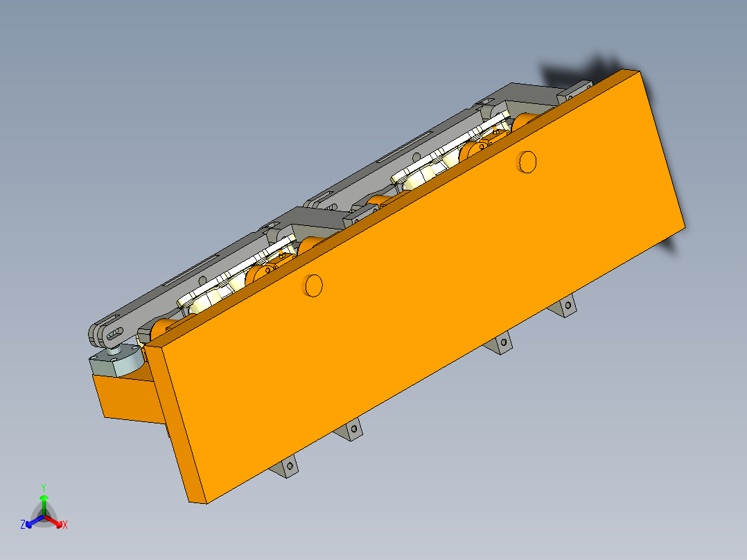 液压夹具XT格式正等轴测图