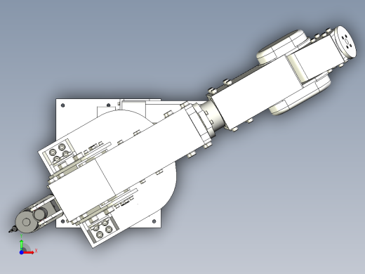 6dof-robot-arm INVENTOR STP前视缩略图