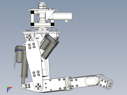 6dof-robot-arm INVENTOR STP俯视缩略图