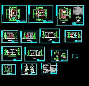 新农村住宅CAD设计图缩略图
