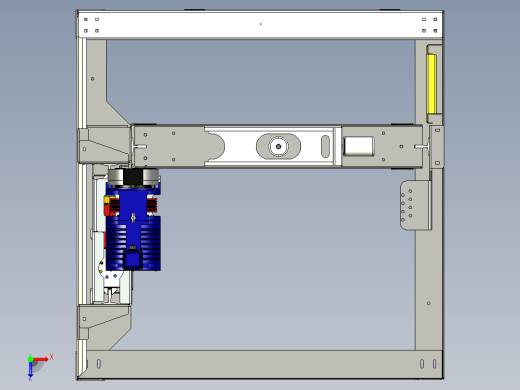 轿厢电梯结构俯视缩略图