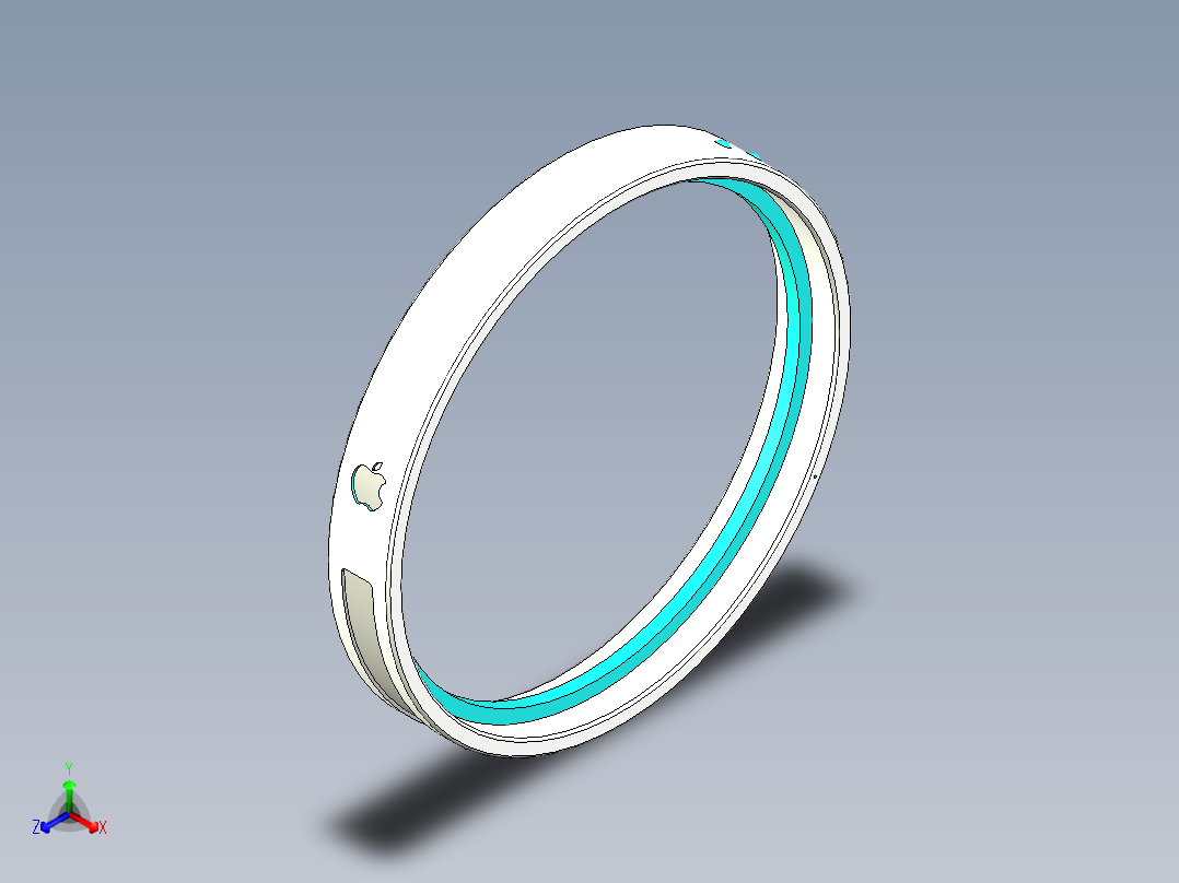 苹果mp3手环模型