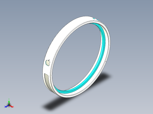 苹果mp3手环模型