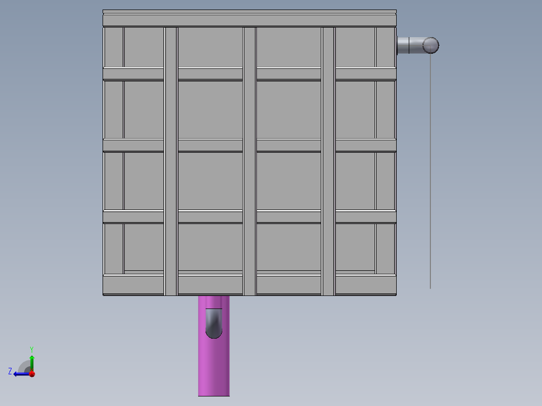 酸洗槽有循环右视图