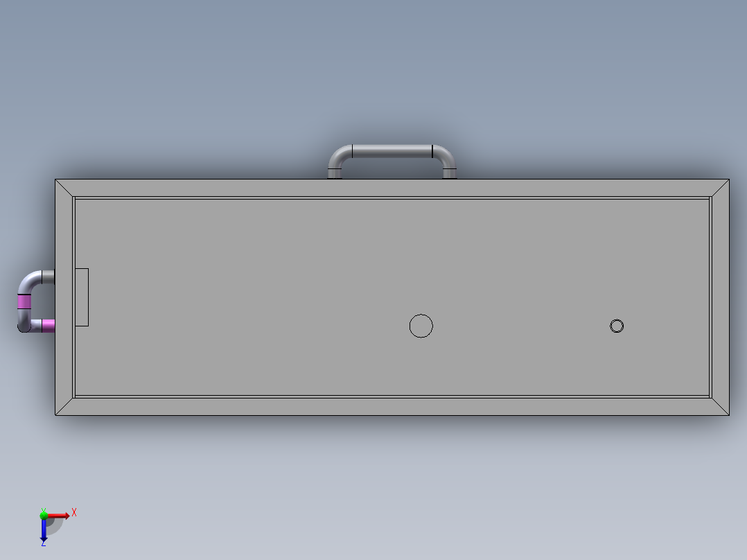 酸洗槽有循环俯视图