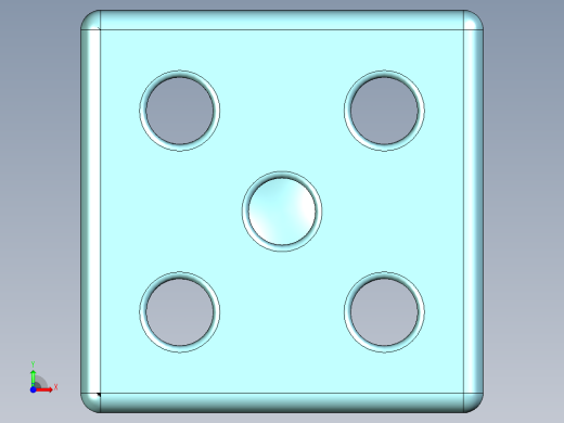 镂空骰子前视缩略图