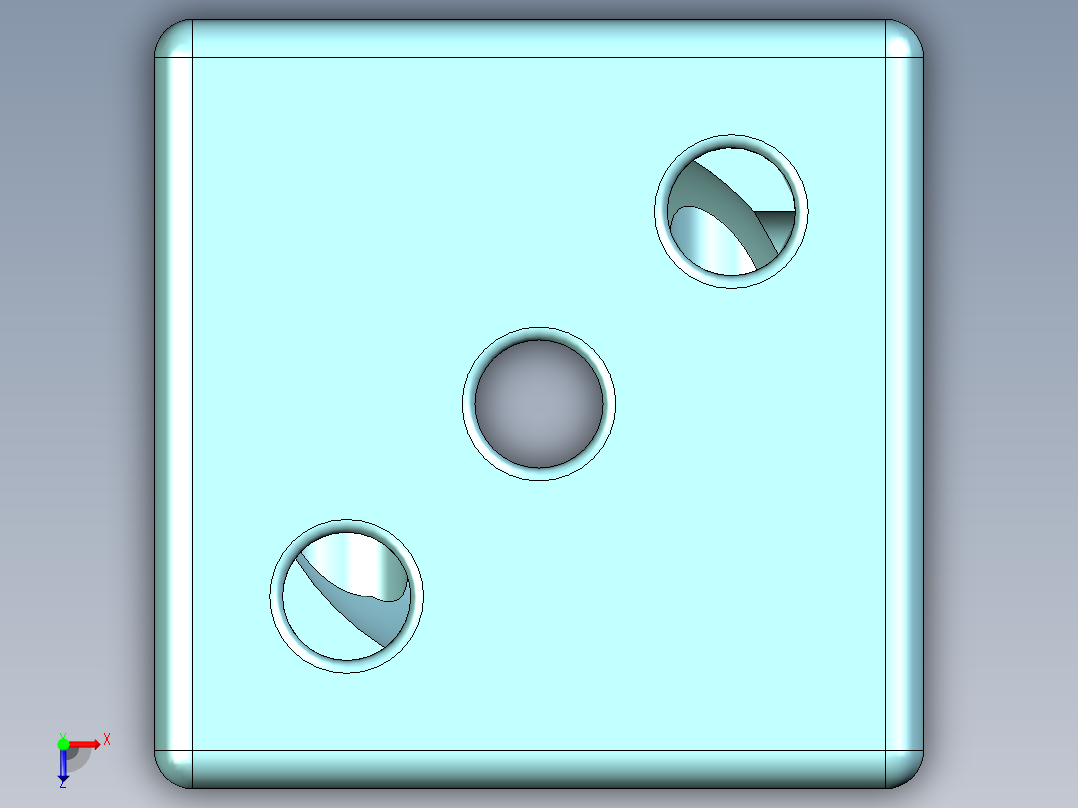 镂空骰子俯视图