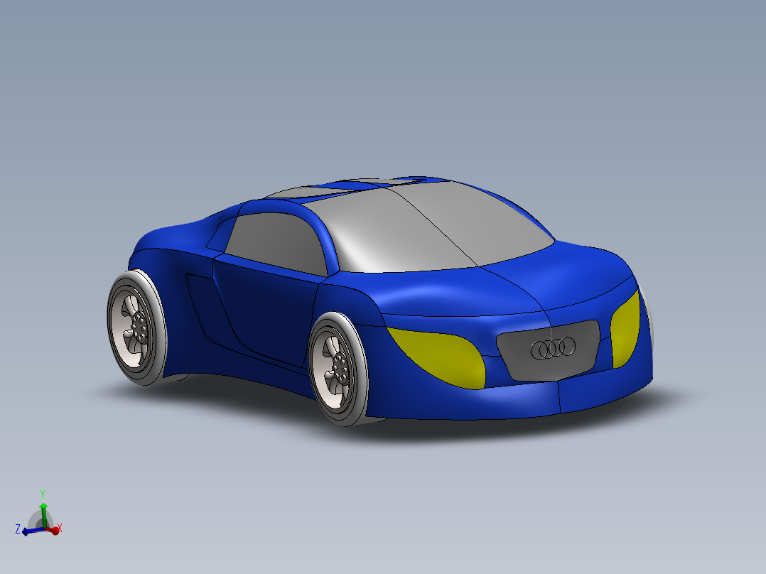 solidworks 奥迪ahmet yayli跑车