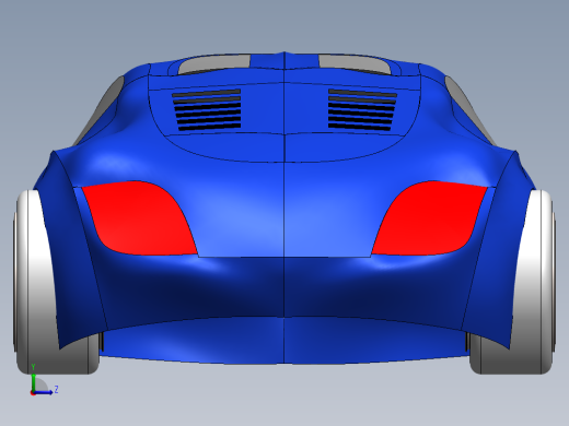 solidworks 奥迪ahmet yayli跑车左视缩略图