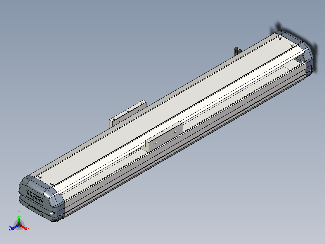 Toyo东佑达直线模组-ETH10-300-M+煞車-C4反正等轴测图