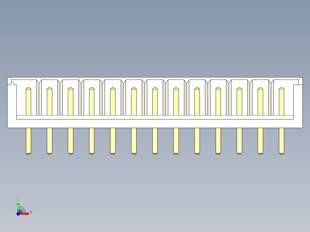 JST-B13B-EH-A前视图