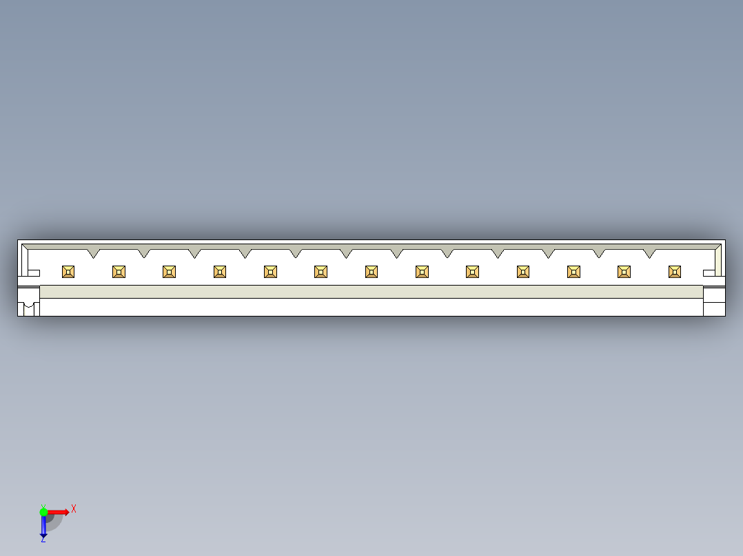 JST-B13B-EH-A俯视图