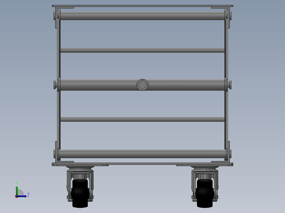 丝杠螺旋升降机左视图