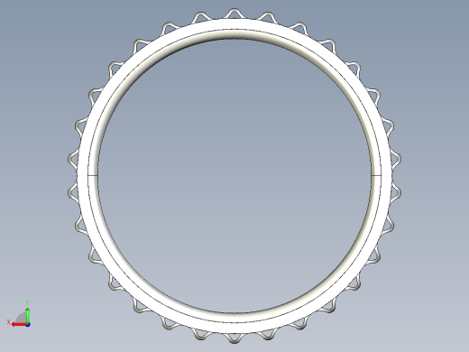 ROLL-RING鏈條張力環906~920-3D多系列多零件图纸模型后视缩略图