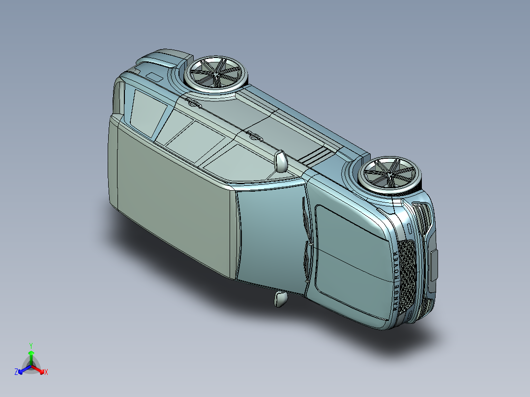 路虎揽胜三维建模