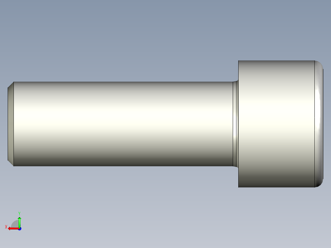螺钉-DIN_912-M22x60.stp后视图