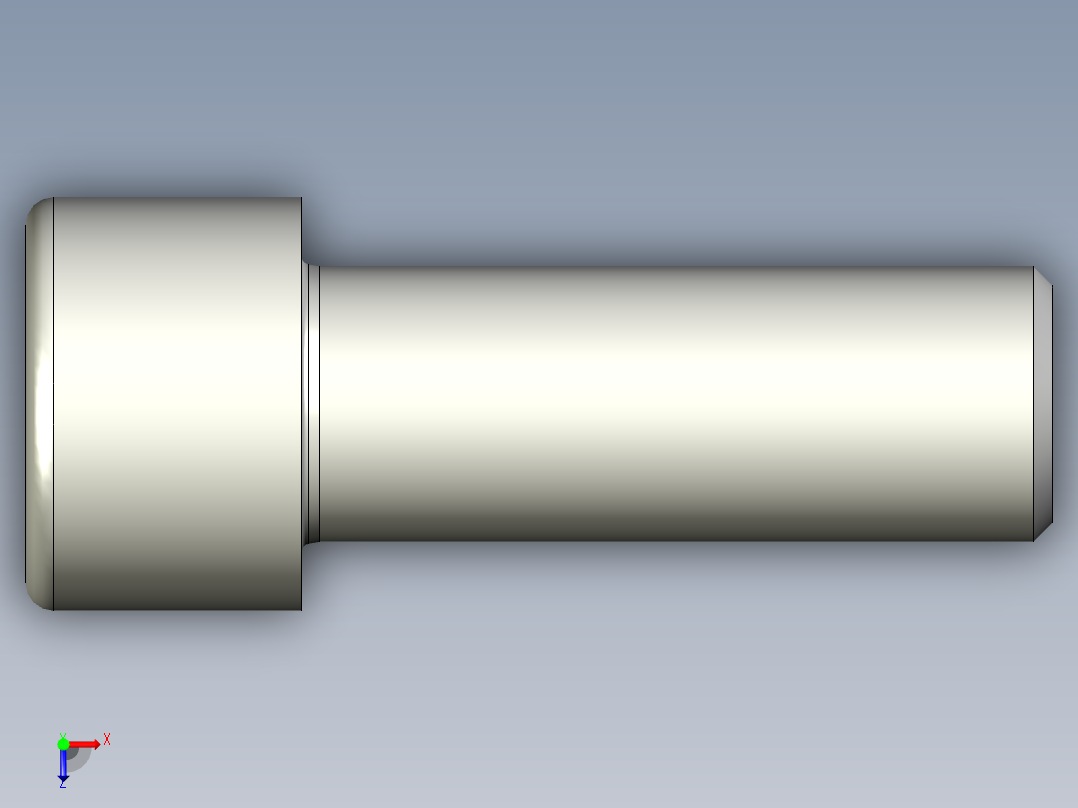 螺钉-DIN_912-M22x60.stp俯视图