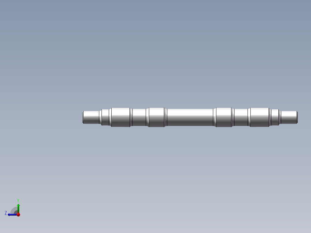 空心车轴加工工艺规程右视图