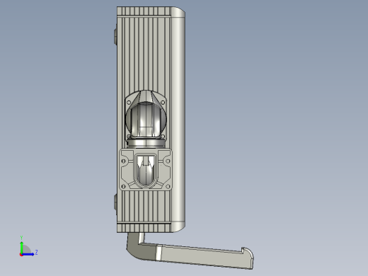 悬臂控制操控箱键盘支架-L2-墙座-固定底座-200左视缩略图