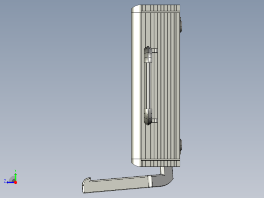 悬臂控制操控箱键盘支架-L2-墙座-固定底座-200右视缩略图