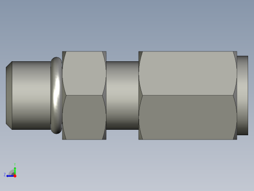 卡套式工业通用硬管接头4_f5bu-s右视缩略图