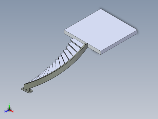 楼梯正等轴测缩略图