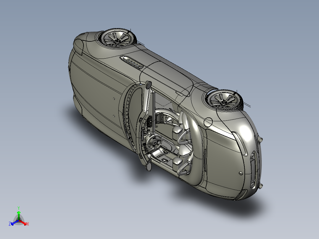 汽车车身 (70)正等轴测图