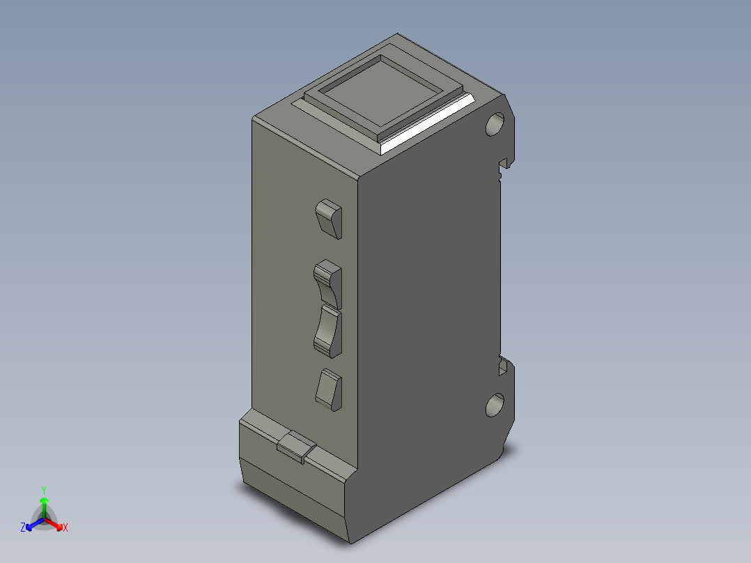 基恩士PX-10(P)_kc图纸模型主视图