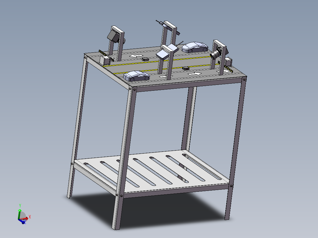 高速收费口示意模型
