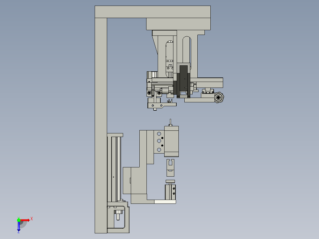 探针安装器俯视图