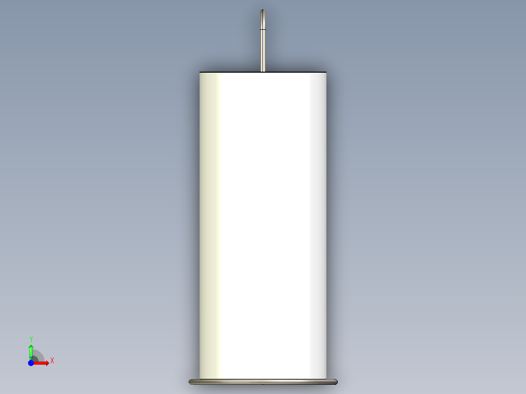 厨房卷架纸卷支架前视图