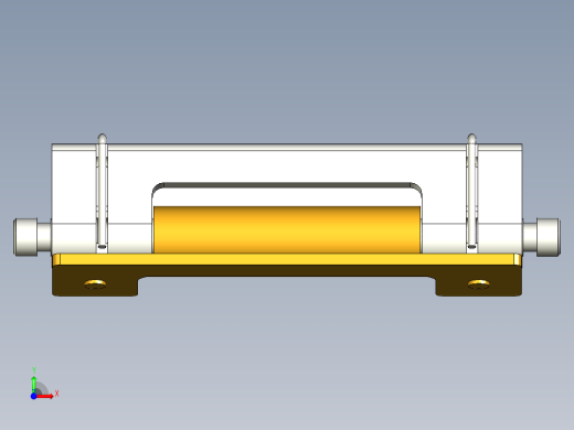 隱藏式鉸鏈(B)5570-3D多系列多零件图纸模型前视缩略图