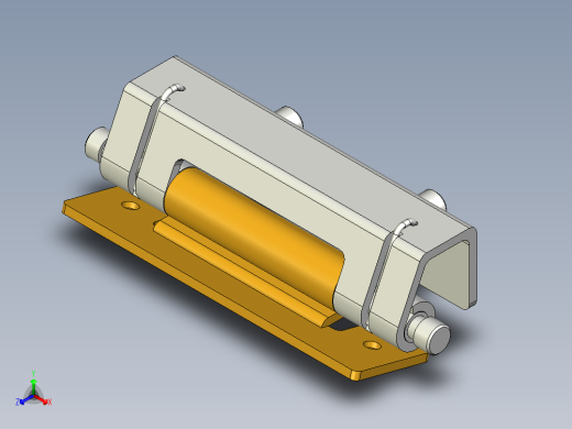 隱藏式鉸鏈(B)5570-3D多系列多零件图纸模型正等轴测缩略图