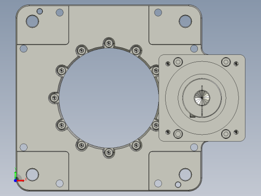 中空旋转平台KFN280-10模型（22-110-145-M8）-12前视缩略图