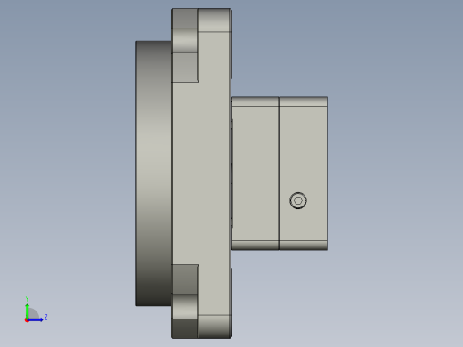 中空旋转平台KFN280-10模型（22-110-145-M8）-12左视缩略图