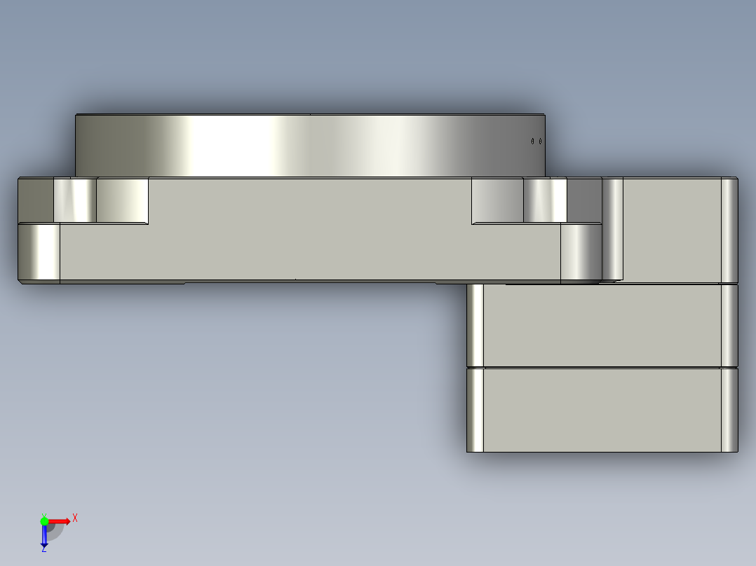 中空旋转平台KFN280-10模型（22-110-145-M8）-12俯视图