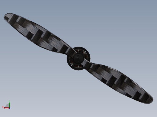 sunnysky 1000kv电动机带螺旋桨后视缩略图