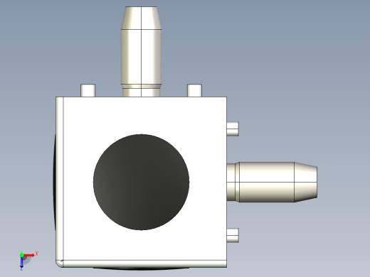 型材-BR 3D 45X45 CUBIC CONNECTOR KJN524480俯视缩略图