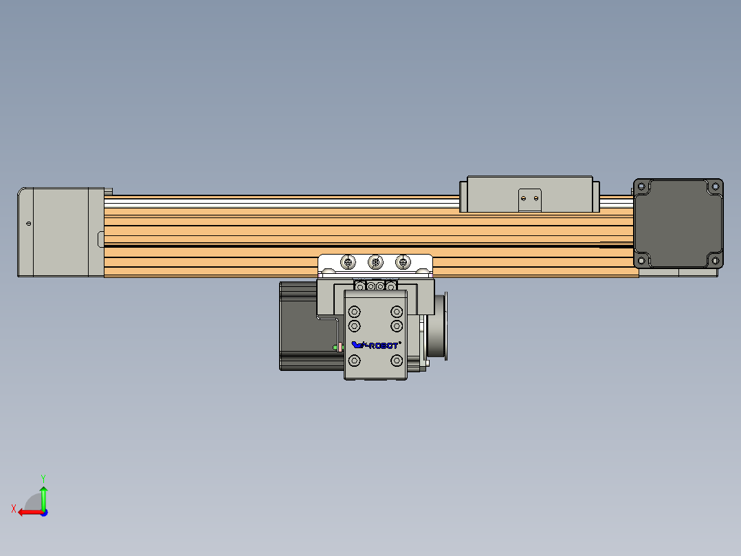 威洛博一般环境皮带-EB4十字组合后视图