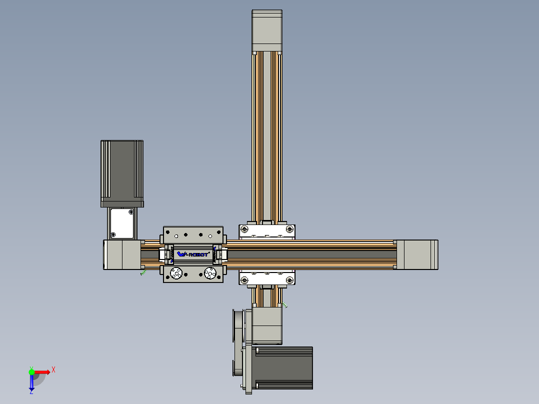 威洛博一般环境皮带-EB4十字组合俯视图