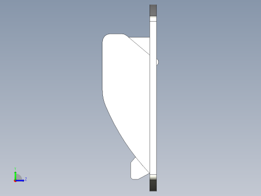 人體工學型把手EPR-SH,EPR,F-SH-3D多系列多零件图纸模型左视缩略图