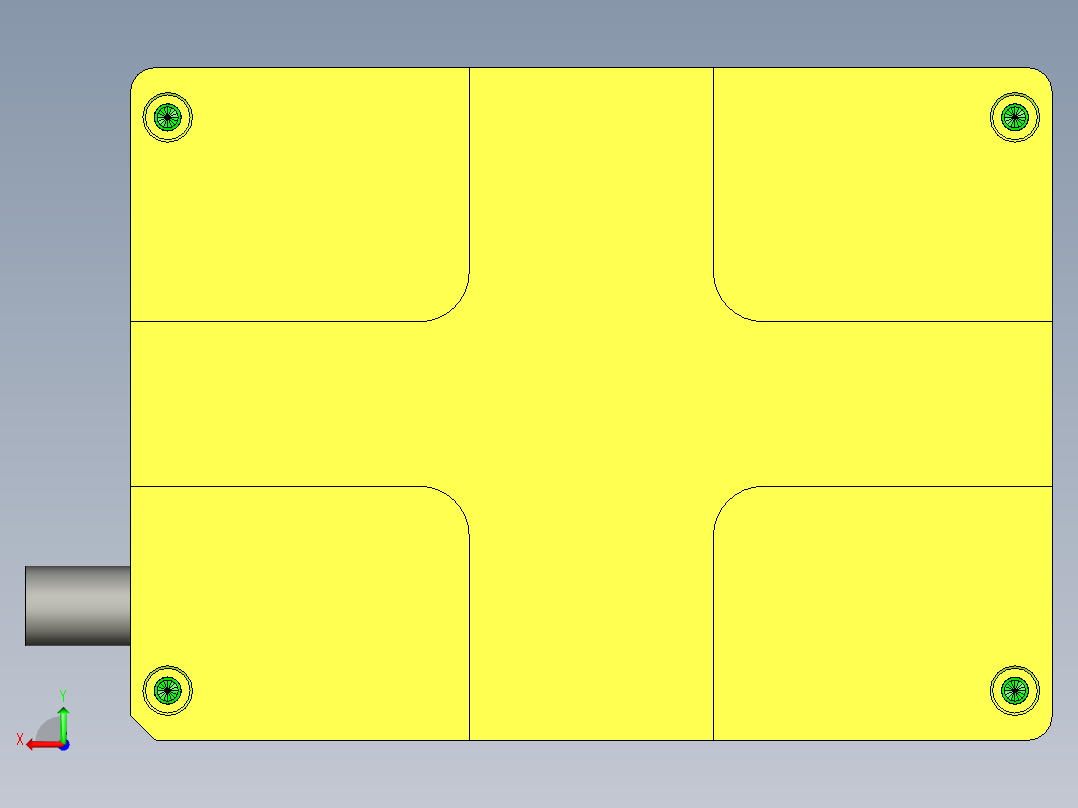 UX303-C-笔记本CNC工装夹具三维模型CNC1后视图