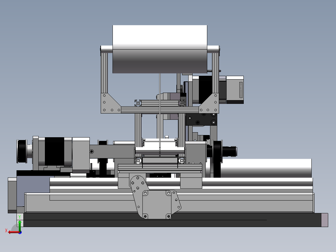 线缆装铠机sw18后视图