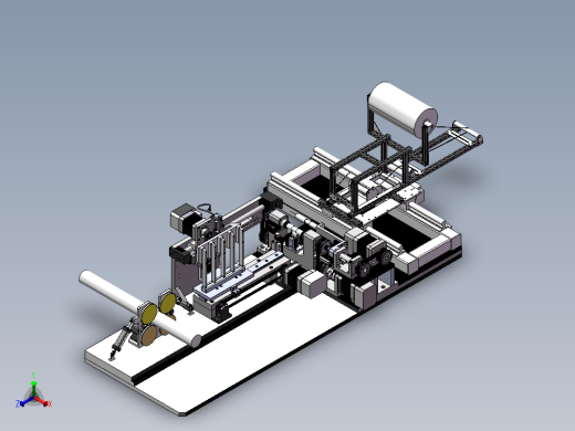 线缆装铠机sw18正等轴测缩略图