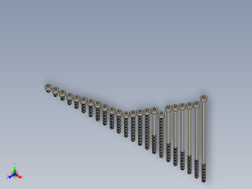 M3公制内六角螺钉汇总
